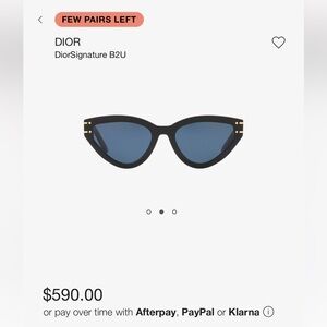 Dior signature B2U black sunglasses